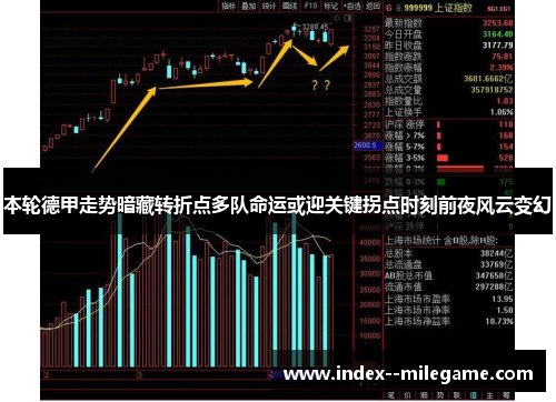 本轮德甲走势暗藏转折点多队命运或迎关键拐点时刻前夜风云变幻